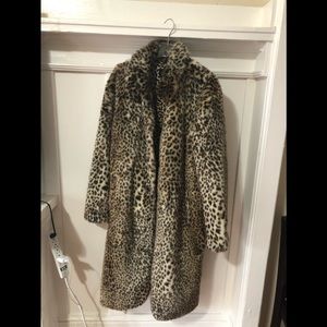Giambattista Valli x H&M leopard print coat size L